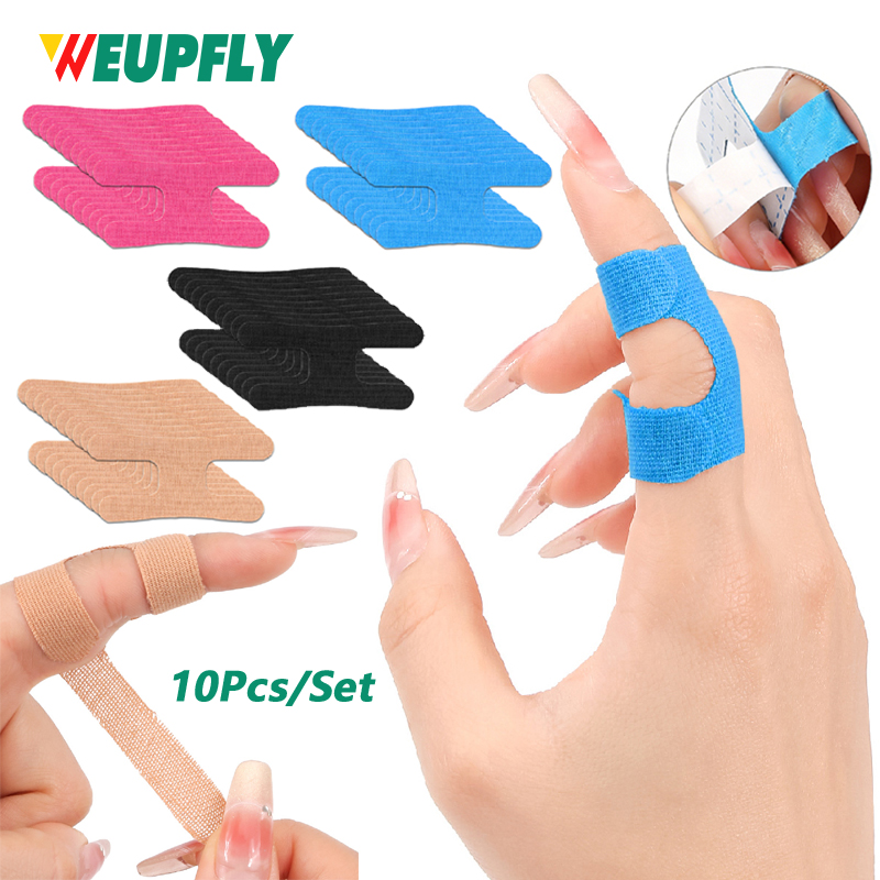 Finger Tape Athletic - 10 Stück Kinesiologie-Tape für Finger, vorgeschnittenes