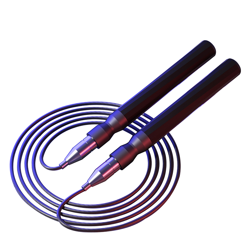 Skipping Rope Pvc - Springseil, verwicklungsfreies, schnelles Springseil mit Kugellagern
