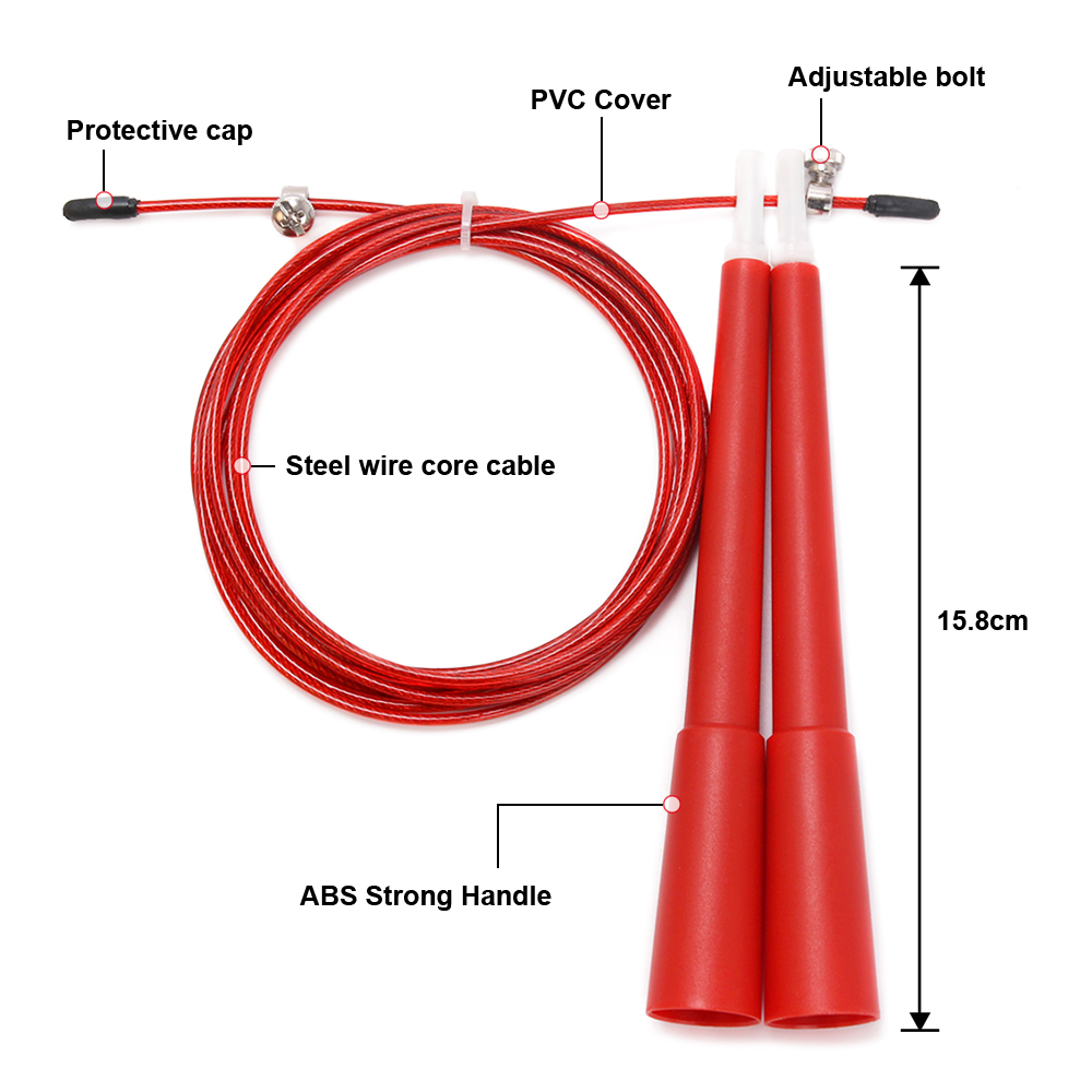 10-teiliges Speed-Springseil a – Skipping Rope Pvc Bewertung und Preis
