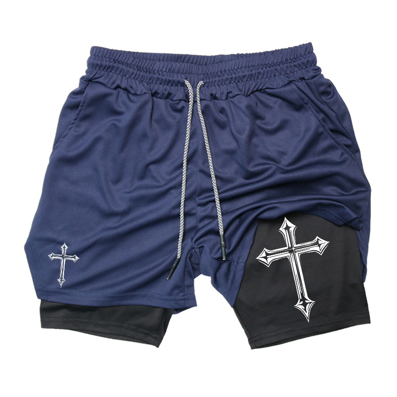 Cross Print 2-in-1 Workout-Lau – Crossfit Fitness Gear Bewertung und Preis