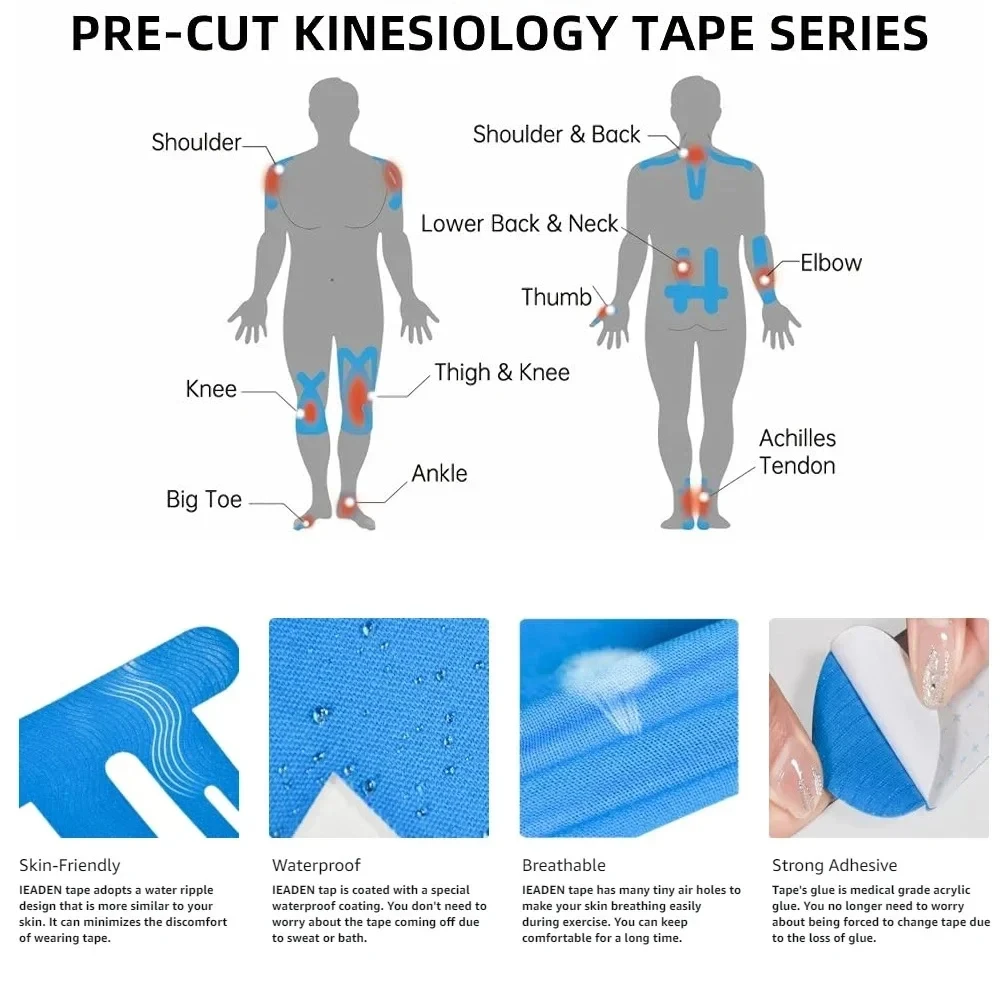 10 Stück vorgeschnittenes Kine – Finger Tape Athletic Bewertung und Preis