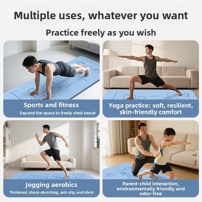 Große Yoga-Matte für Herren, F – Ab Mat Crunch Bewertung und Preis