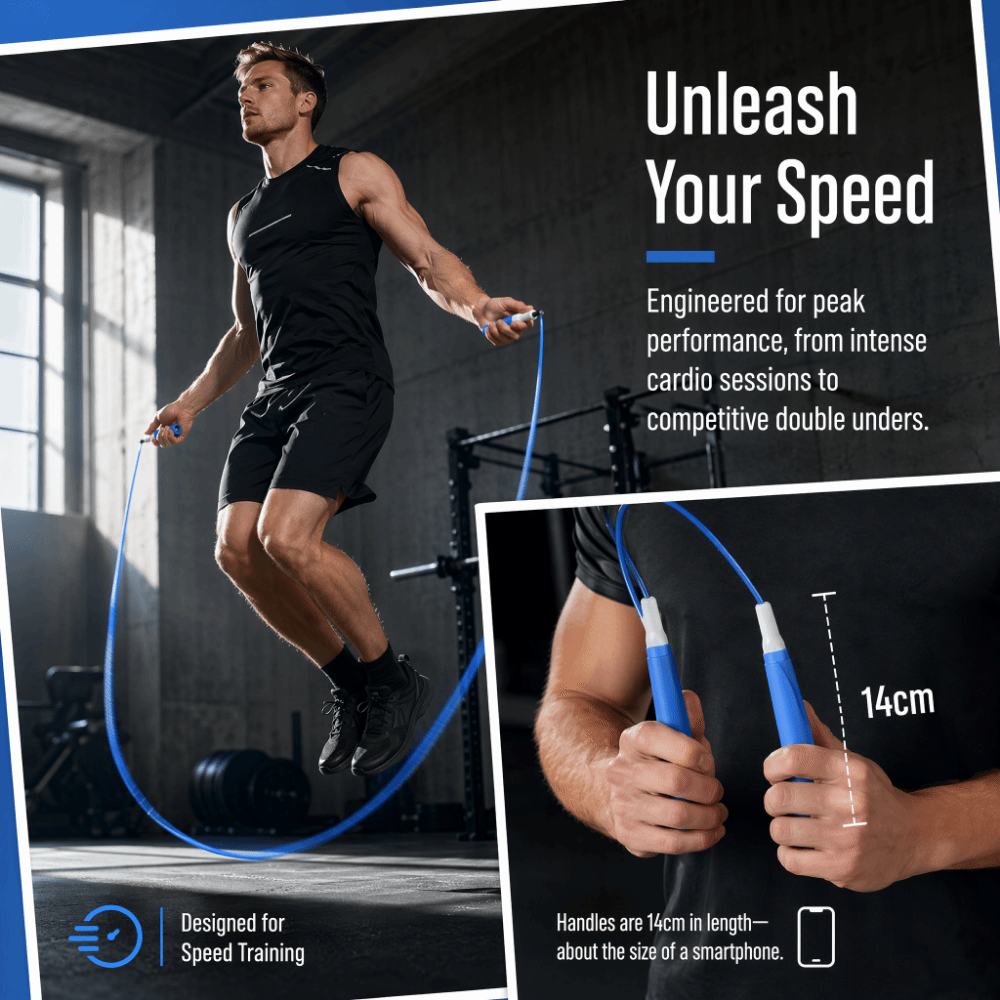 Tragbares Stahldraht-Springsei – Skipping Rope Pvc Bewertung und Preis