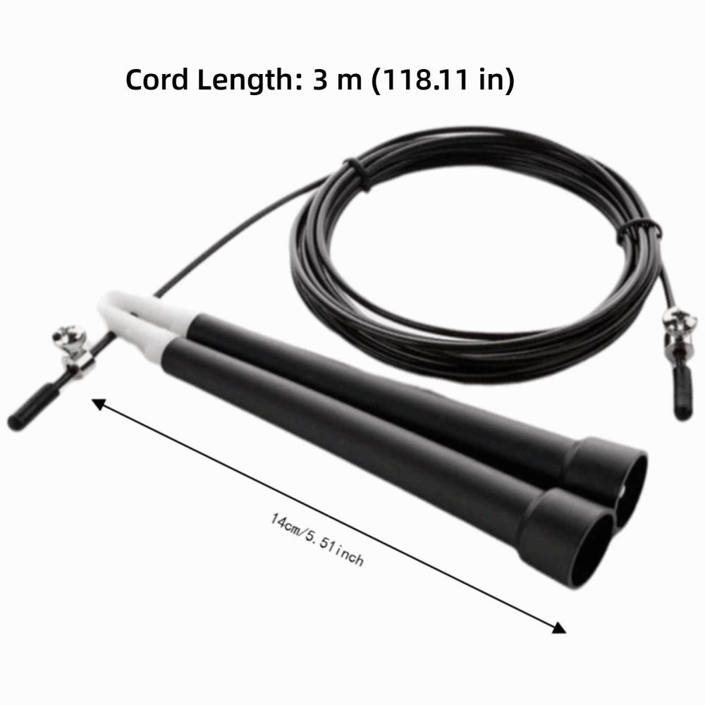 Tragbares Stahldraht-Springsei – Skipping Rope Pvc Bewertung und Preis