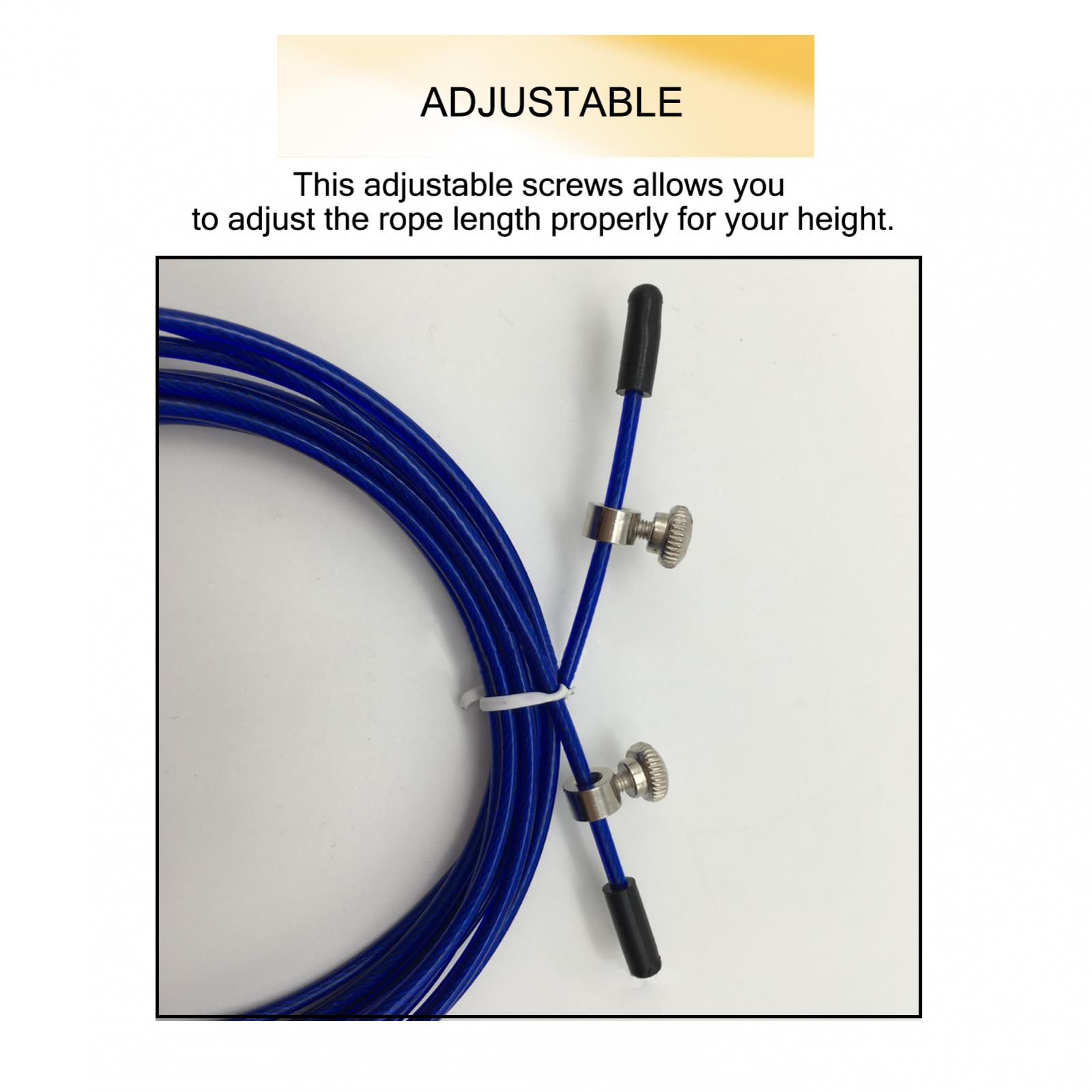 5 Sets Einstellbare Stahl PVC  – Skipping Rope Pvc Bewertung und Preis
